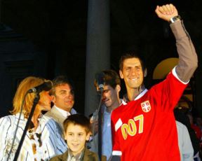 Nole "007" u Beogradu