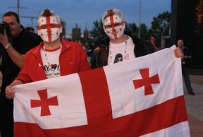 Zagrevanje fanova pred polufinale Evrovizije