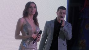 Emina Jahović kako vežba