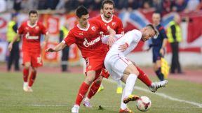 Bakljada na utakmici Radnički Niš-Crvena Zvezda
