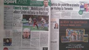Rumunska štampa o utakmici Steaua - Partizan