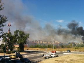 Novi Beograd: Požar u Bloku 44