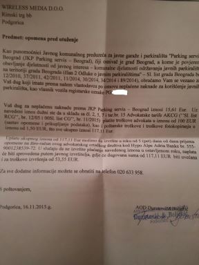 Parking u Beogradu - i Crnogorci će morati da plaćaju