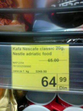 Sniženja - mamci za potrošače