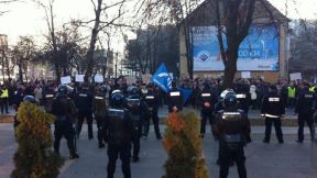 Protesti u Skupštini Srpske zbog zakona o radu