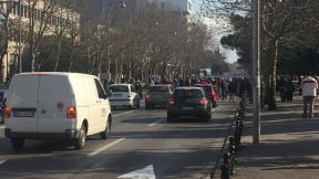 Podgorica - Demonstranti DF-a i danas blokirali saobraćaj