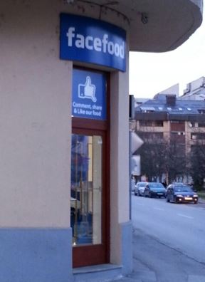 Facebook radnja brze hrane u Banjaluci.