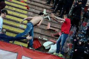 Crvena zvezda-Partizan - Tuča navijača 151. večiti derbi