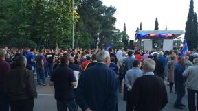 Protest Demokratskog fronta u Podgorici