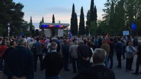 Protest Demokratskog fronta u Podgorici
