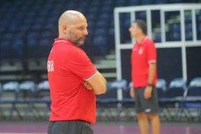 Trening reprezentacije u Kombank areni