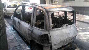 Eksplozija na Dorćolu! Izgoreo automobil još dva oštećena