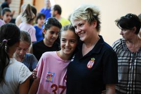 Marina Maljković - Besplatna škola košarke za devojčice