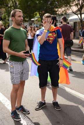 Parada ponosa 2016 u Beogradu.