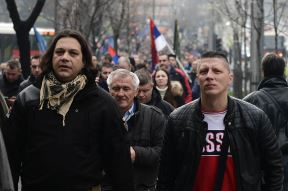 Protest vojnog sindikata u Beogradu