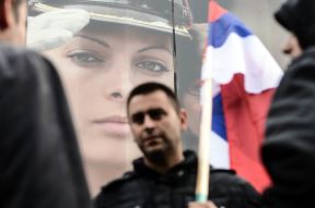 Protest vojnog sindikata u Beogradu