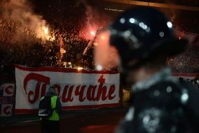 153. večiti derbi Crvena zvezda - Partizan povređeni navijači