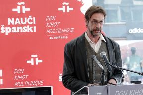 Nataša Kovačević, Rambo Amadeus, Slobodan Beštić Don Kihot Svetski dan knjige (FOTO)