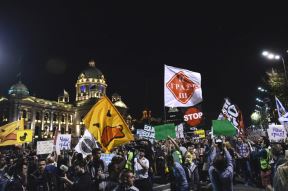 Savamala Ne davimo Beograd protest 25. april