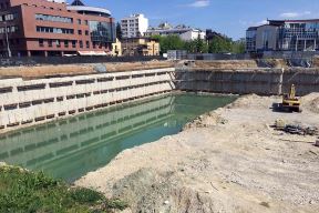 Banjaluka - bara na mestu gradnje tržnog centra