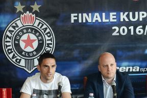 Najava finala Kupa Partizan Crvena zvezda