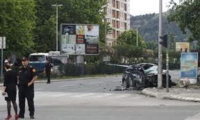 Bar - udes kamiona i citroena