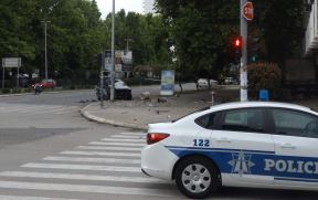 Bar - udes kamiona i citroena
