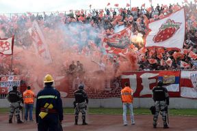 Marko Nikolić i Boško Đurovski posle Kupa Srbije