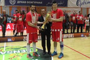 Branko Lazić i Luka Mitrović deset trofeja sa KK Crvena zvezda