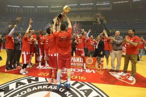 Branko Lazić i Luka Mitrović deset trofeja sa KK Crvena zvezda
