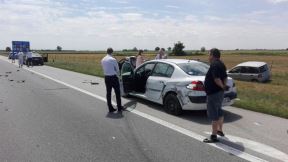 Udes na autoputu Beograd Novi Sad