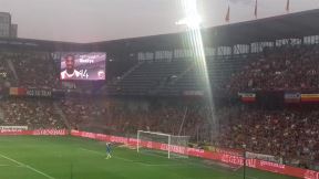 Navijači Sparte posle poraza od Zvezde
