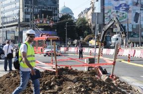 Beograd - radovi na ulicama - završetak na jesen