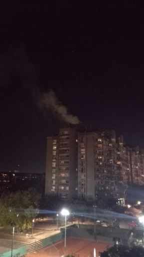 Požar - Novi Beograd - gori stan