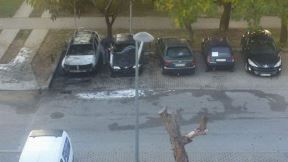 Bar - zapaljen automobil policajca
