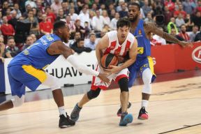 Crvena zvezda Makabi 87-84 Evroliga 2017 Arena 