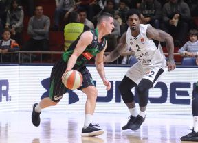 Miroslav Muta Nikolić posle meča Partizan - Olimpija 77-78