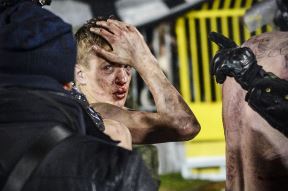 Tuča na derbiju Partizan Vučelić