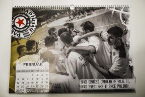 KK Partizan kalendar 2018. 