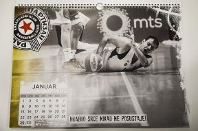KK Partizan kalendar 2018. 