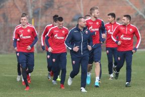 FK Crvena zvezda, trening, nastavak šampionata.