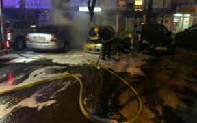 Podgorica Zapaljen automobil u centru grada 