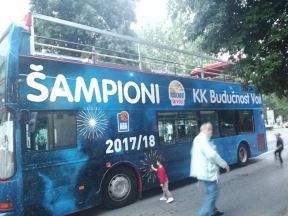 KK Budućnost Podgorica proslava ABA titule