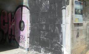 Stjepan Bobek prekrečen mural posvećen Stjepanu Bobeku