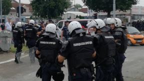 Tuča Grobara i Delija pred Zemunelom