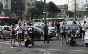 Protest zbog cene goriva blokirana Slavija