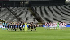Crvena zvezda - Suduva delije odale počast nastradalim Grcima FOTO