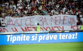 Prosidba na utakmici Crvena zvezda - Spartak FOTO