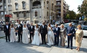 Karići svadba u Hramu Svetog Save Mirka Vasiljević na svadbi  SLIKE