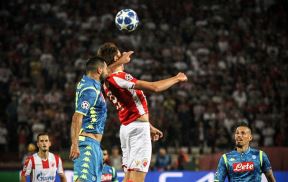 Crvena zvezda - Napoli 0:0 koreografija i navijanje